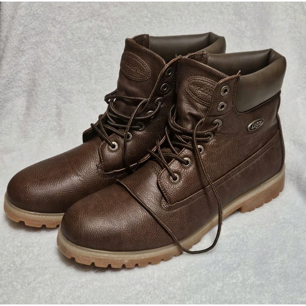 Lugz Convoy Men Spice Brown Water Resistant Ankle Work Boots MCONWRGV-2535 13